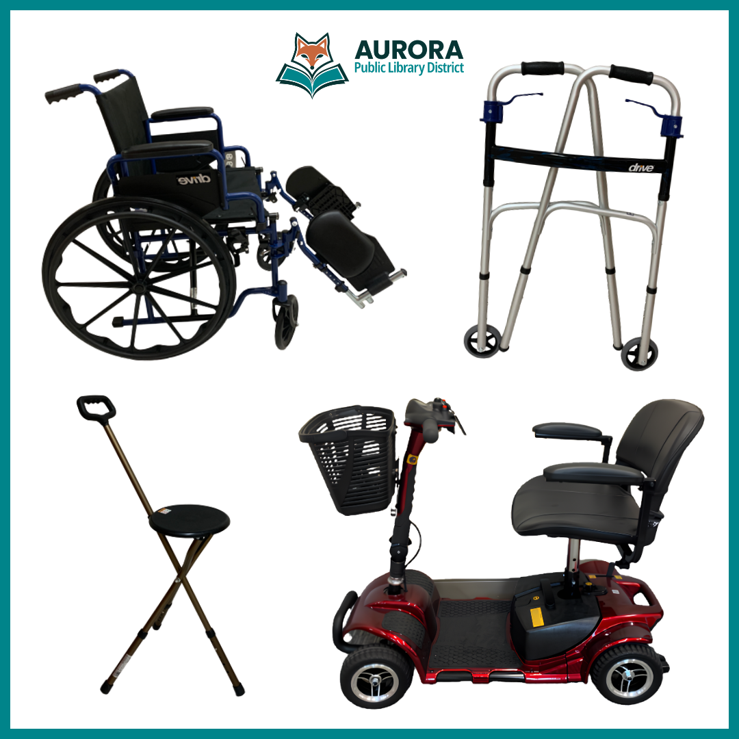 Variety of mobility devices.